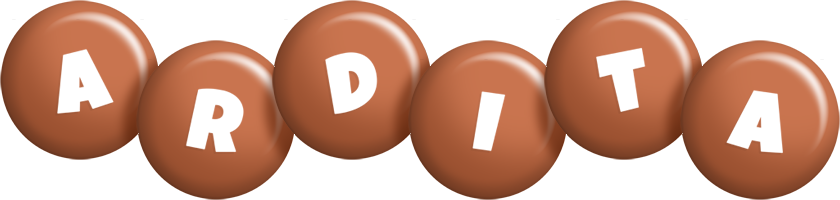 Ardita candy-brown logo