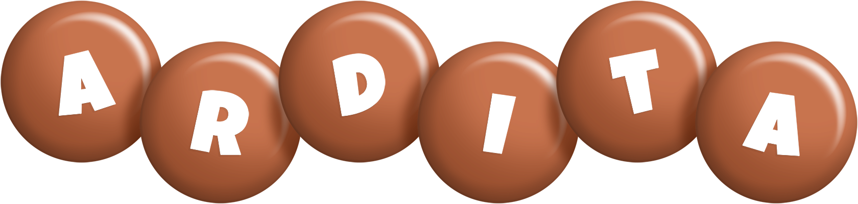 Ardita candy-brown logo