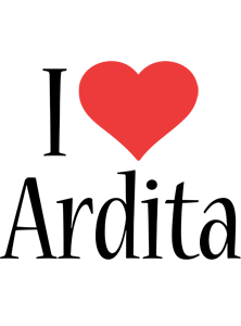 Ardita i-love logo