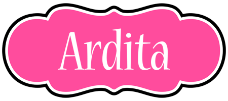 Ardita invitation logo