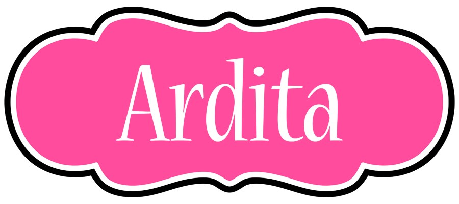 Ardita invitation logo