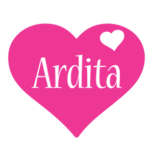 Ardita love-heart logo