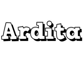 Ardita snowing logo