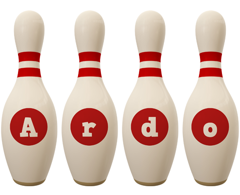 Ardo bowling-pin logo