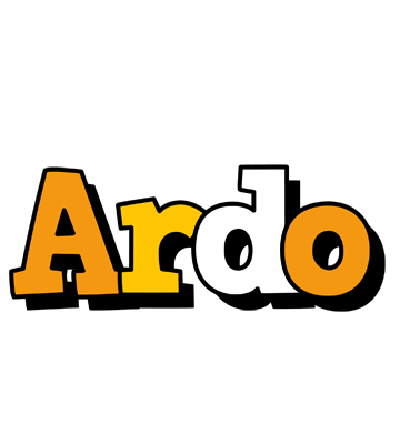 Ardo cartoon logo