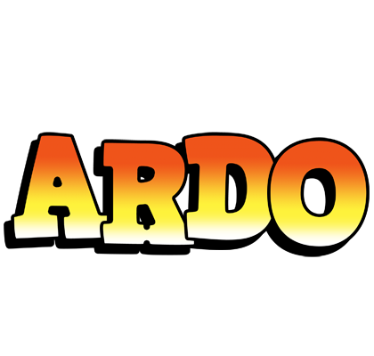 Ardo sunset logo