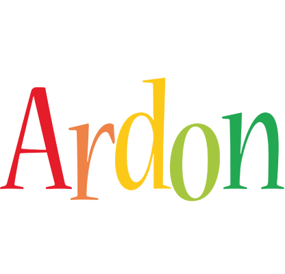 Ardon birthday logo