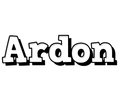 Ardon snowing logo