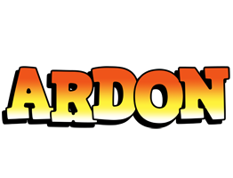 Ardon sunset logo