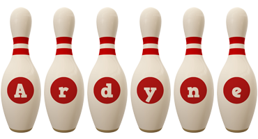 Ardyne bowling-pin logo