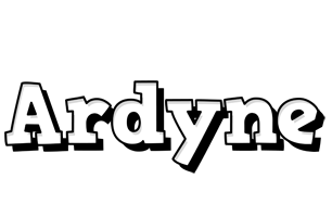 Ardyne snowing logo