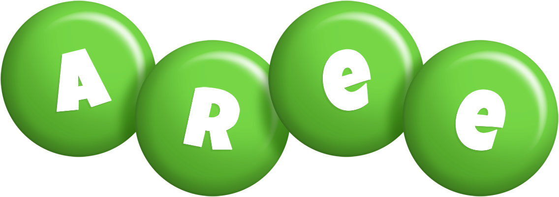 Aree candy-green logo