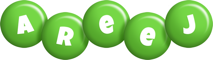 Areej candy-green logo