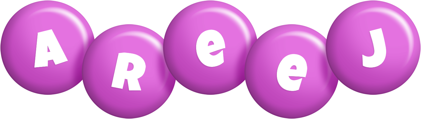 Areej candy-purple logo