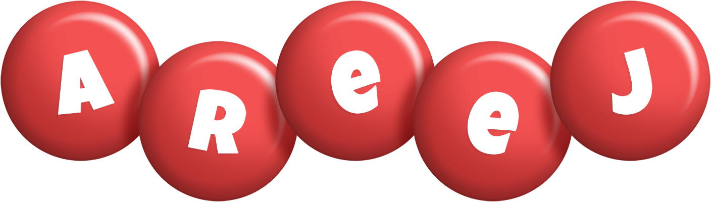 Areej candy-red logo