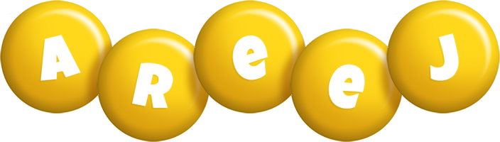 Areej candy-yellow logo