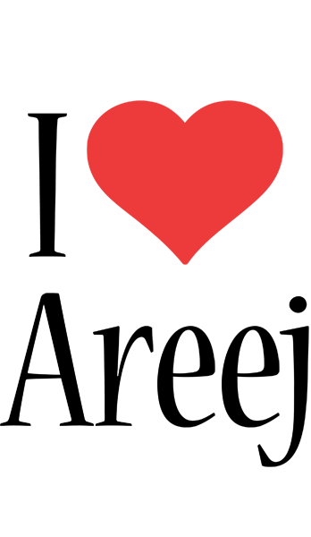 Areej i-love logo