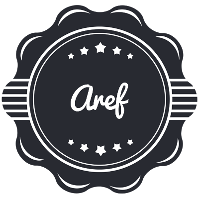 Aref badge logo