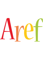 Aref birthday logo