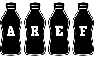 Aref bottle logo