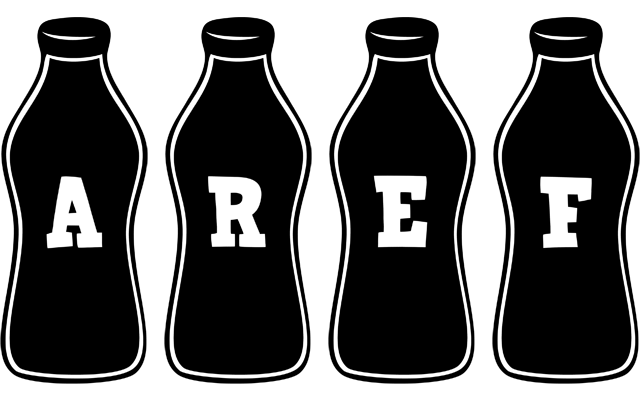 Aref bottle logo
