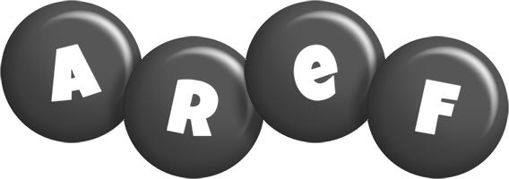 Aref candy-black logo