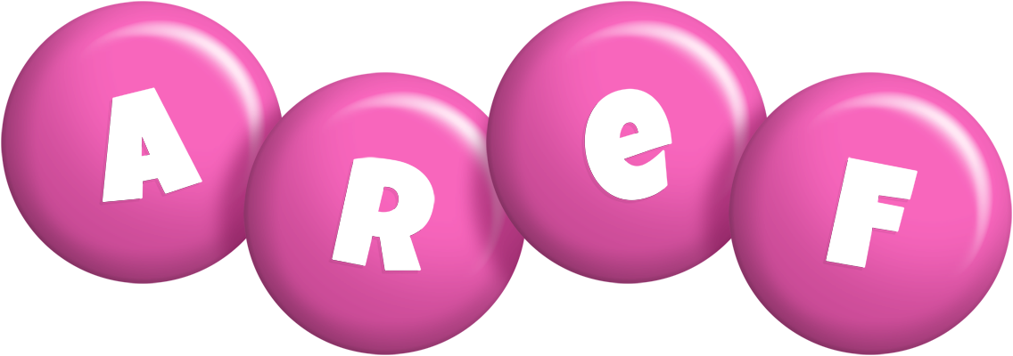 Aref candy-pink logo