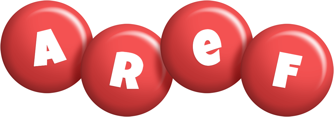 Aref candy-red logo