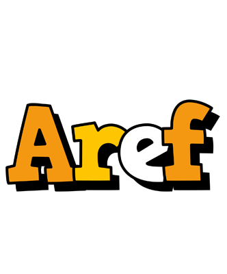 Aref cartoon logo