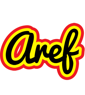 Aref flaming logo