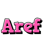 Aref girlish logo