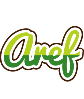 Aref golfing logo