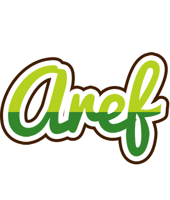 Aref golfing logo
