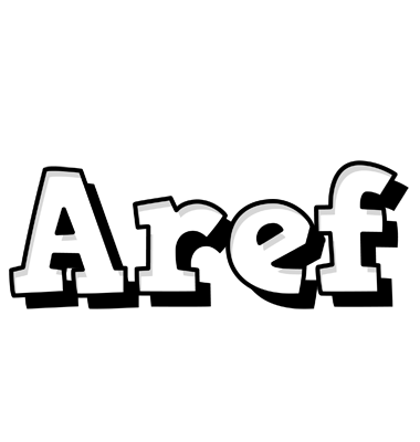 Aref snowing logo