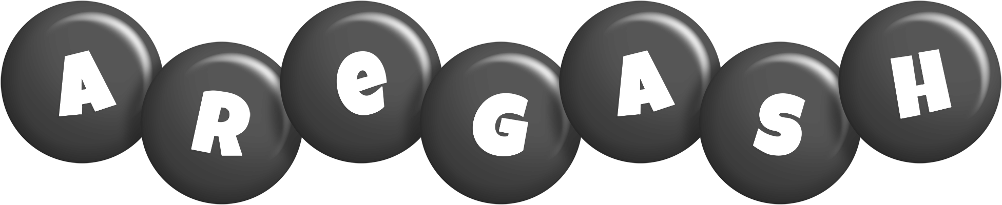 Aregash candy-black logo