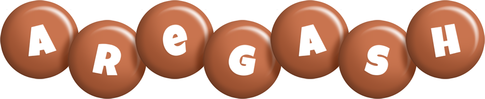 Aregash candy-brown logo