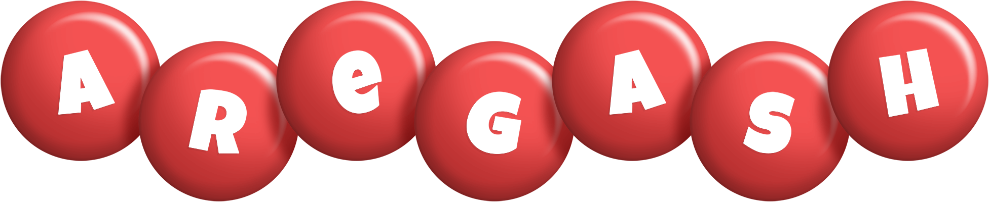 Aregash candy-red logo