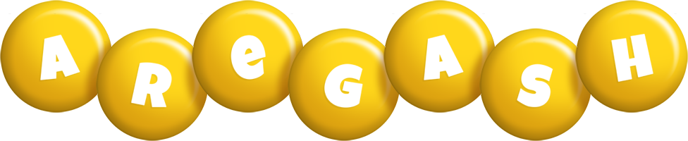 Aregash candy-yellow logo