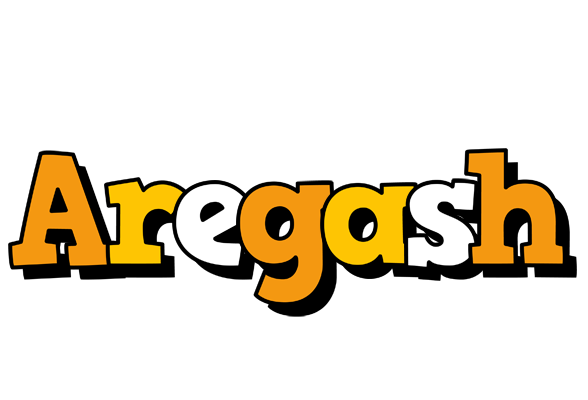 Aregash cartoon logo