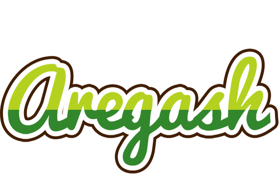 Aregash golfing logo