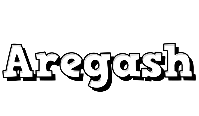 Aregash snowing logo
