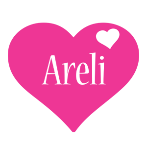 Areli love-heart logo