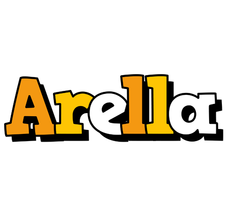 Arella cartoon logo