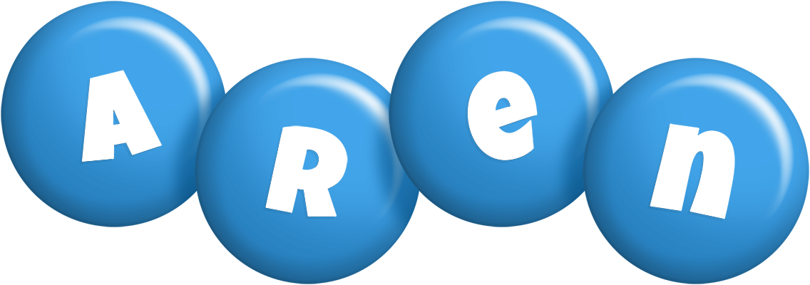 Aren candy-blue logo