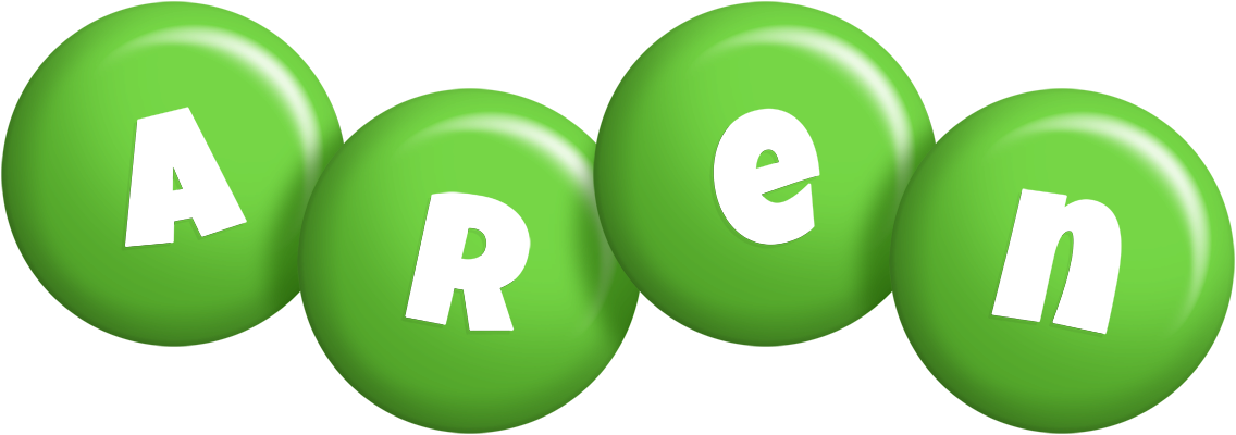 Aren candy-green logo