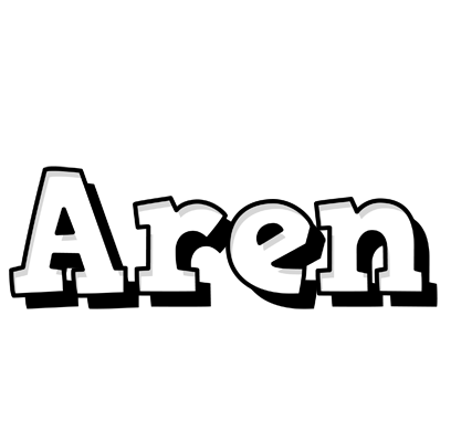 Aren snowing logo