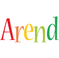 Arend birthday logo