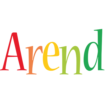 Arend birthday logo