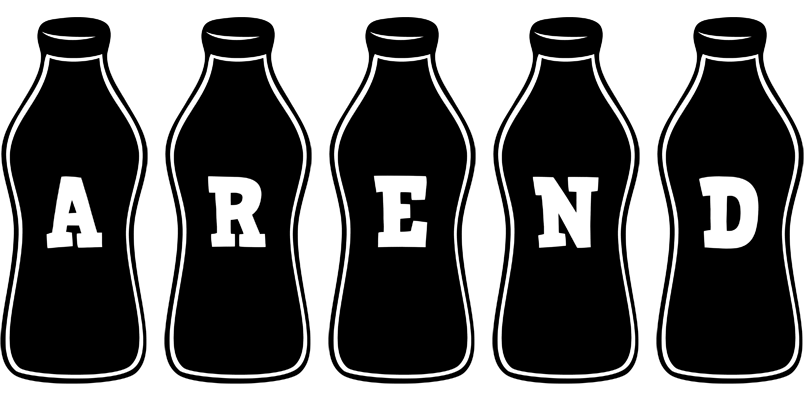 Arend bottle logo