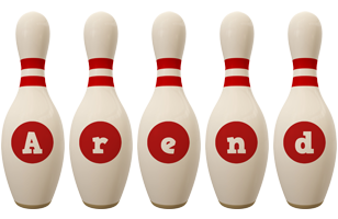 Arend bowling-pin logo